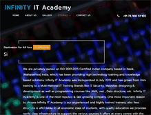 Tablet Screenshot of infinityflare.com